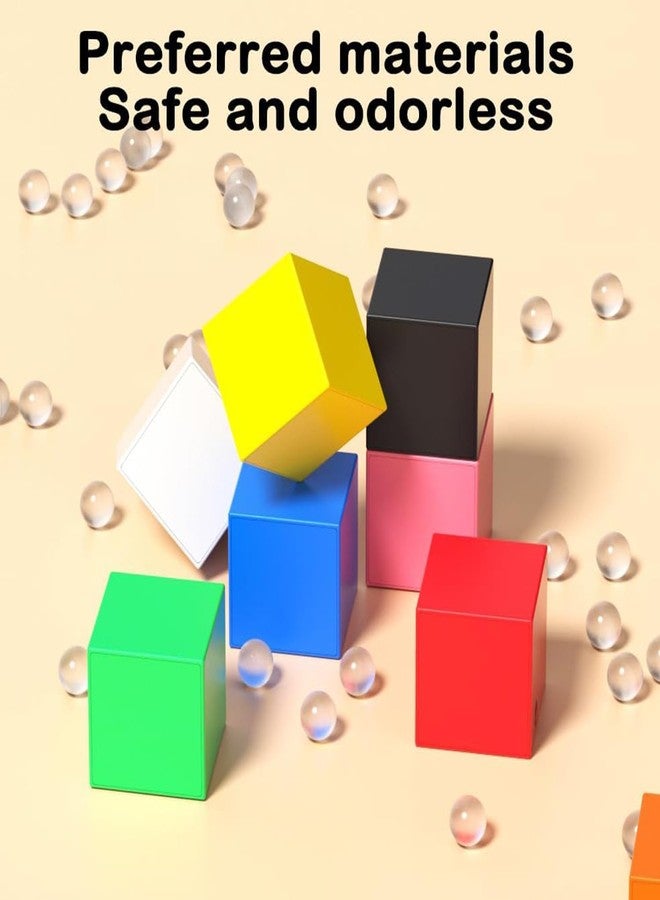 Lefan Magnetic Building Blocks 72 pcs Colorful STEM Educational Toys for Kids Montessori Learning Construction Set to Boost Creativity Imagination Cognitive Skills Gift 3 4 5 6 7 8 Years Kids - Image 4